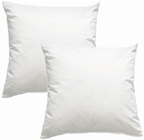 Luxusfeder 2er Set Sofakissen 40x40 cm, Füllung 300 g...