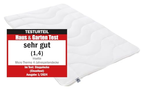 Irisette Micro Thermo 4-Jahreszeitendecke, Steppbett mit...