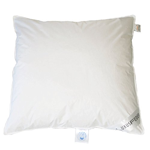 Luxusfeder Kuschelkissen Kopfkissen 40x40 cm 100% Daunen...
